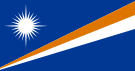 Флаг Маршалловы острова. Флаг государства, страны Маршалловы острова.