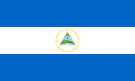 Флаг Никарагуа. Флаг государства, страны Никарагуа.