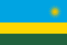 Флаг Руанда. Флаг государства, страны Руанда.