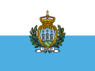 Флаг Сан-Марино. Флаг государства, страны Сан-Марино.