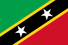 Флаг Сент-Китс и Невис. Флаг государства, страны Сент-Китс и Невис.