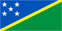 Флаг Соломоновы Острова. Флаг государства, страны Соломоновы Острова.