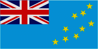 Флаг Тувалу. Флаг государства, страны Тувалу.