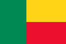 Флаг Бенин. Флаг государства, страны Бенин.
