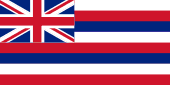 Флаг Гавайские острова. Флаг государства, страны Гавайские острова.