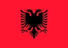 Флаг Албания. Флаг государства, страны Албания.