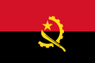 Флаг Ангола. Флаг государства, страны Ангола.
