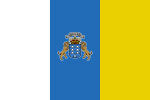Флаг Канарские острова. Флаг государства, страны Канарские острова.