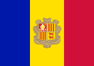 Флаг Андорра. Флаг государства, страны Андорра.