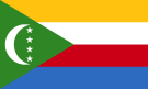Флаг Коморы. Флаг государства, страны Коморы.